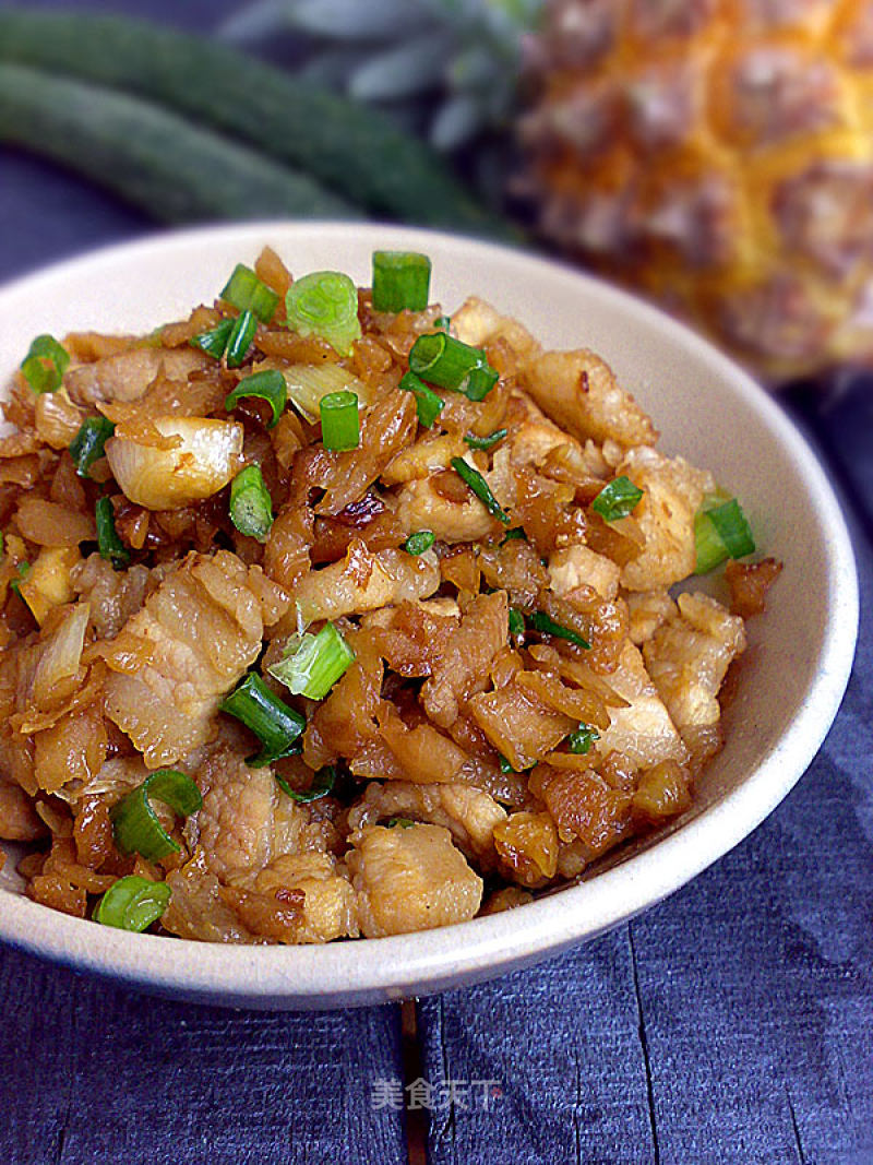 五花肉炒萝卜干