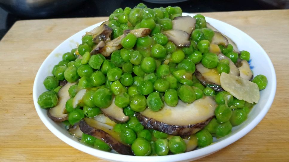 香菇豌豆