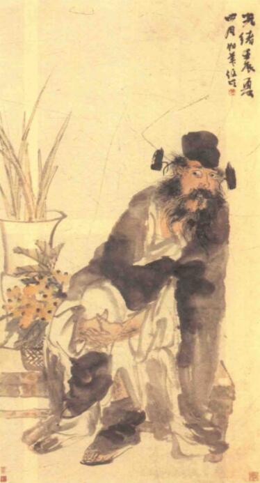 钟馗图（清代任颐创作的纸本设色画）_百度百科