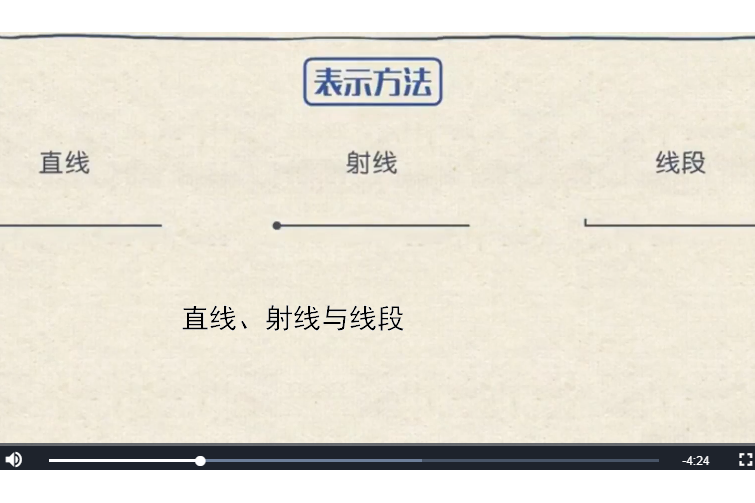 直线,射线与线段