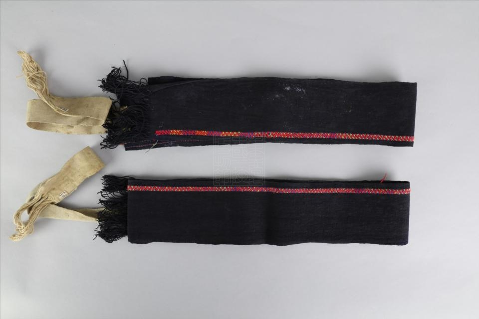 民国绣花女式绑腿布