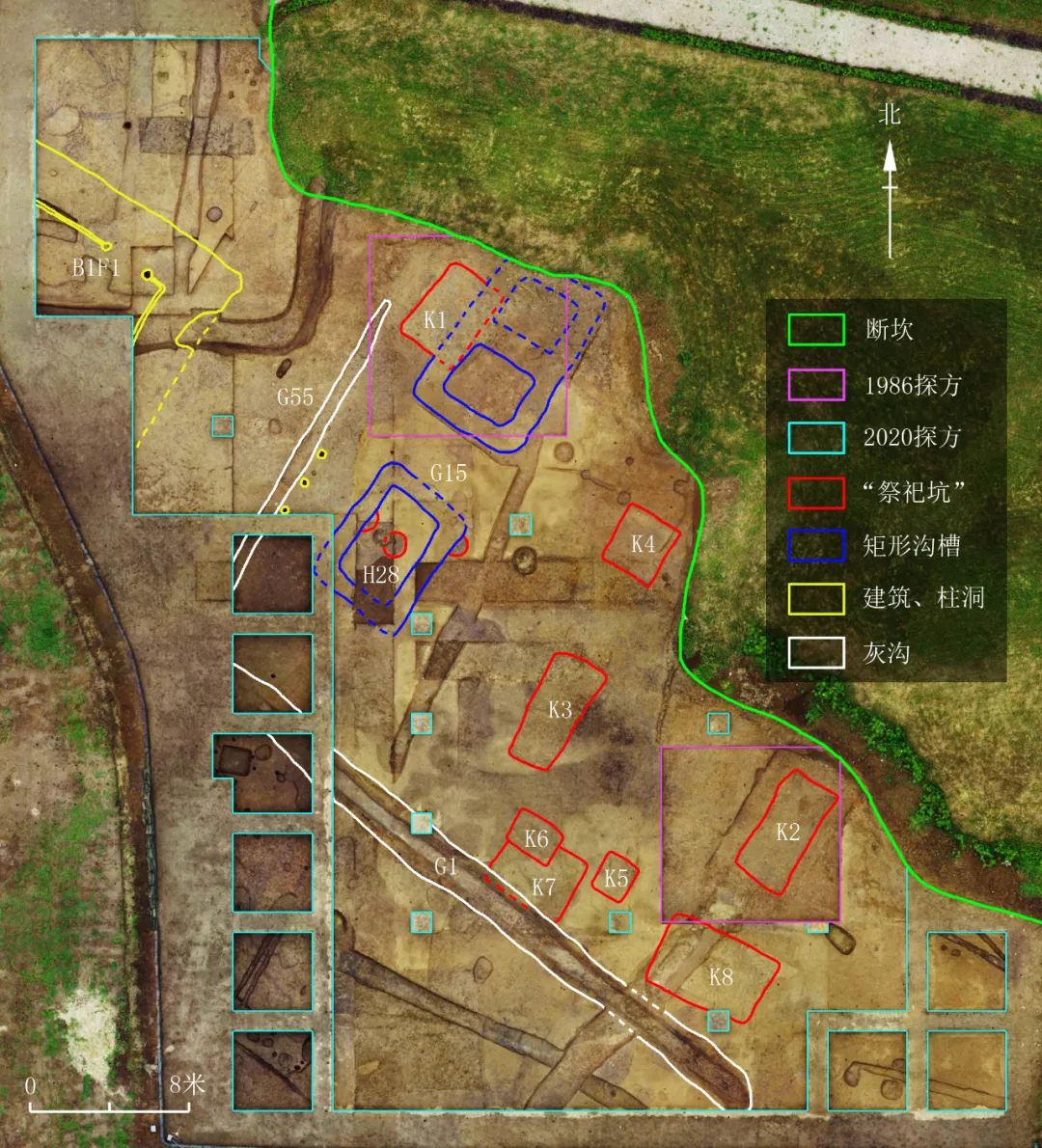 四川广汉三星堆遗址祭祀区