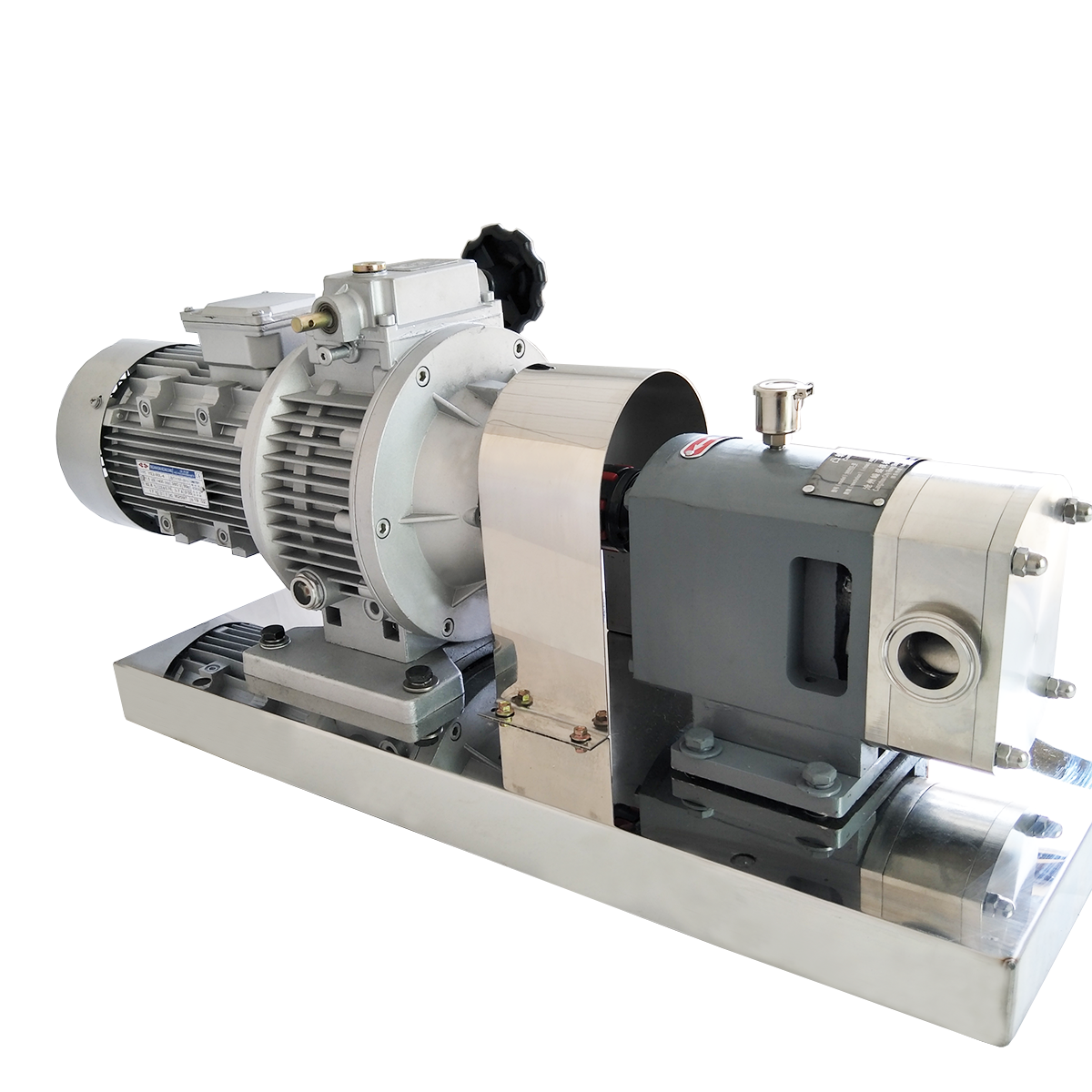  p>不锈钢转子泵又称食品卫生泵,三叶泵,旋转瓣泵等.