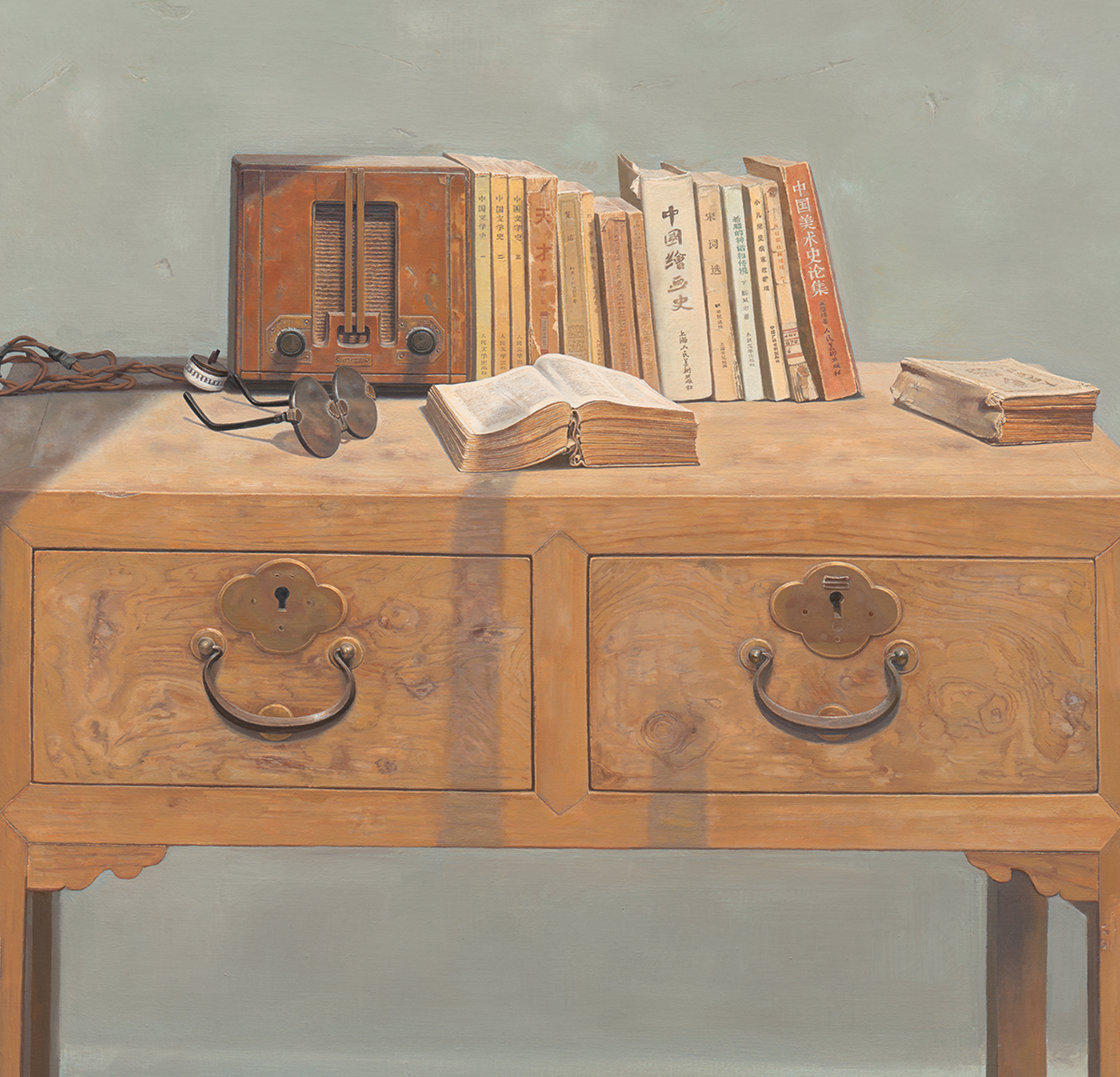 data-lemmaid="7982547">李士进于2008年创作的油画作品,一张楠