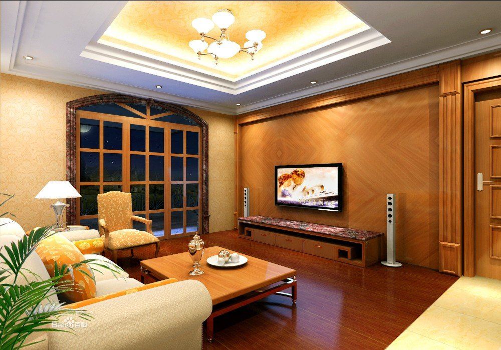  p>起居室(living room)顾名思义供居住者会客,娱乐,团聚等活动的空间