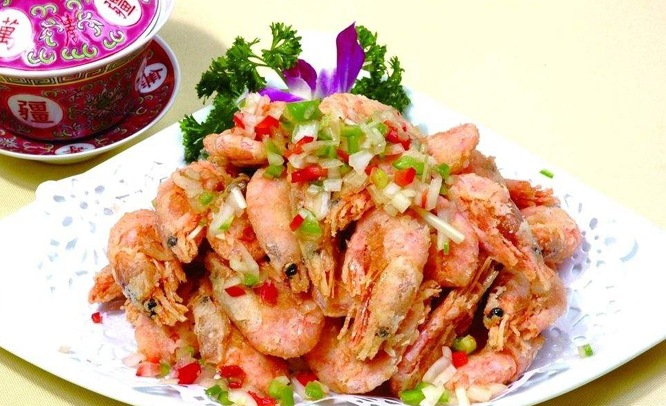 蒜香椒盐北极虾