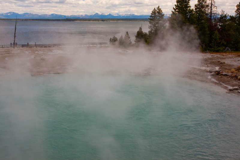 west thumb geyser basin geyser basin
