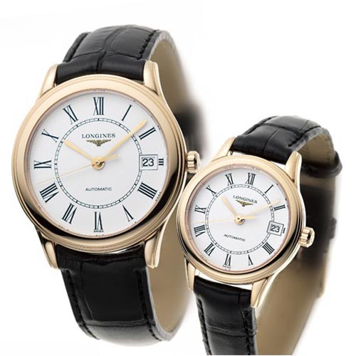 浪琴表军旗系列情侣腕表