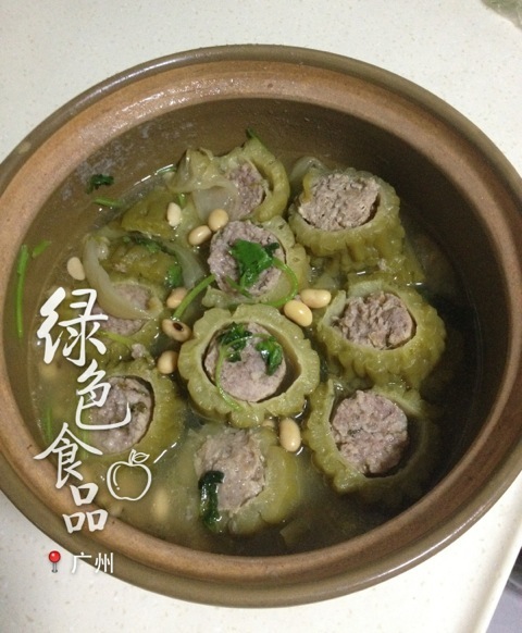 苦瓜酿肉煲