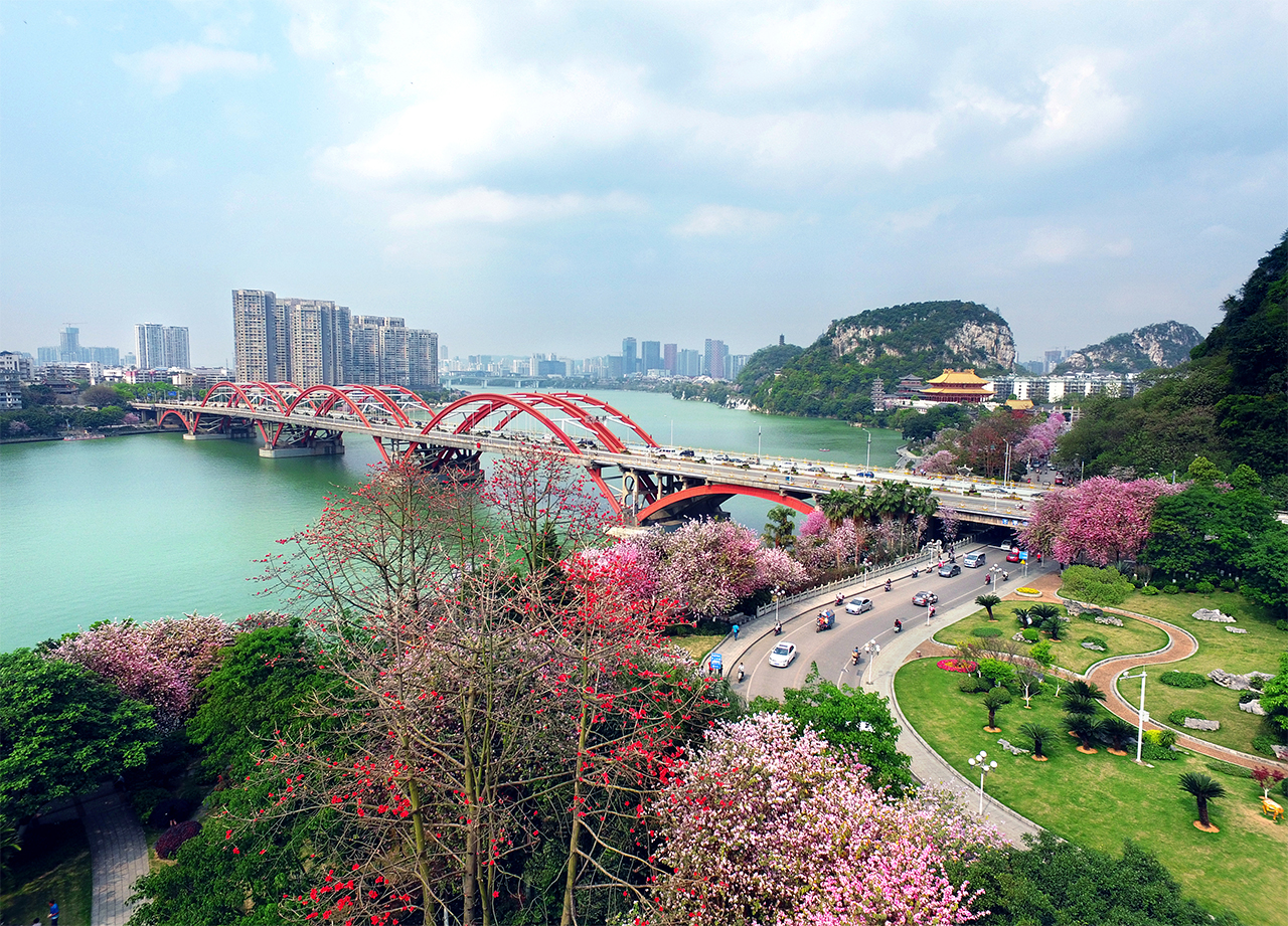  p data-id="gnzl88dpec">柳州市江滨公园位于柳州市区柳江南岸,为"