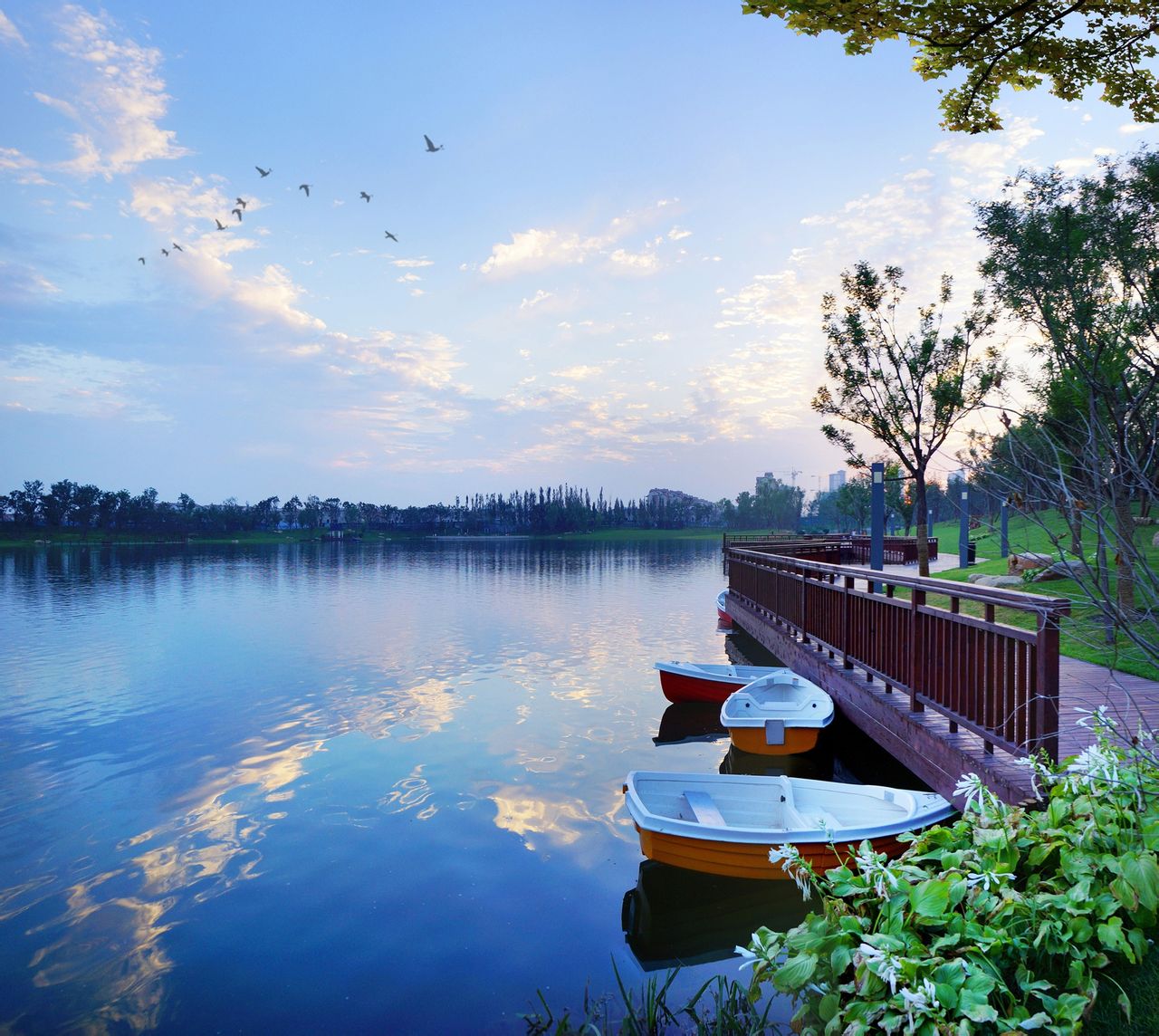 永定河孔雀城大湖