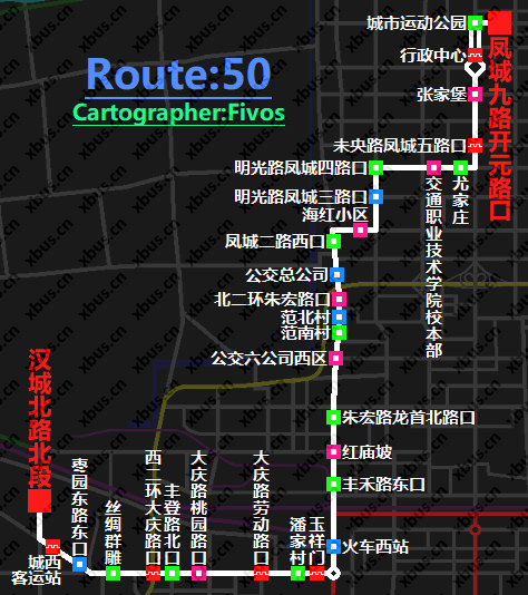  p>巴士公司50路是连接城西与城北的一条公交线路,但其配车不多,车距