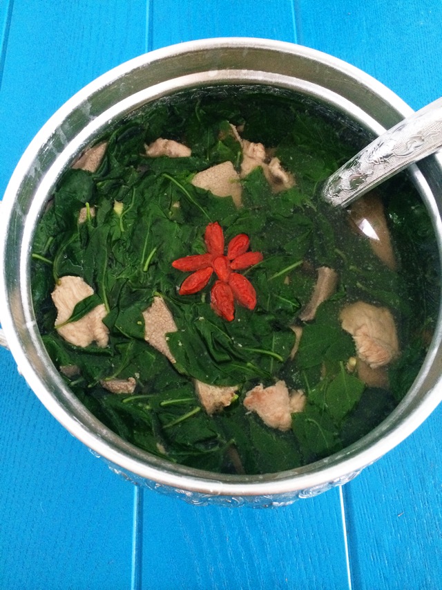 枸杞菜根瘦肉汤