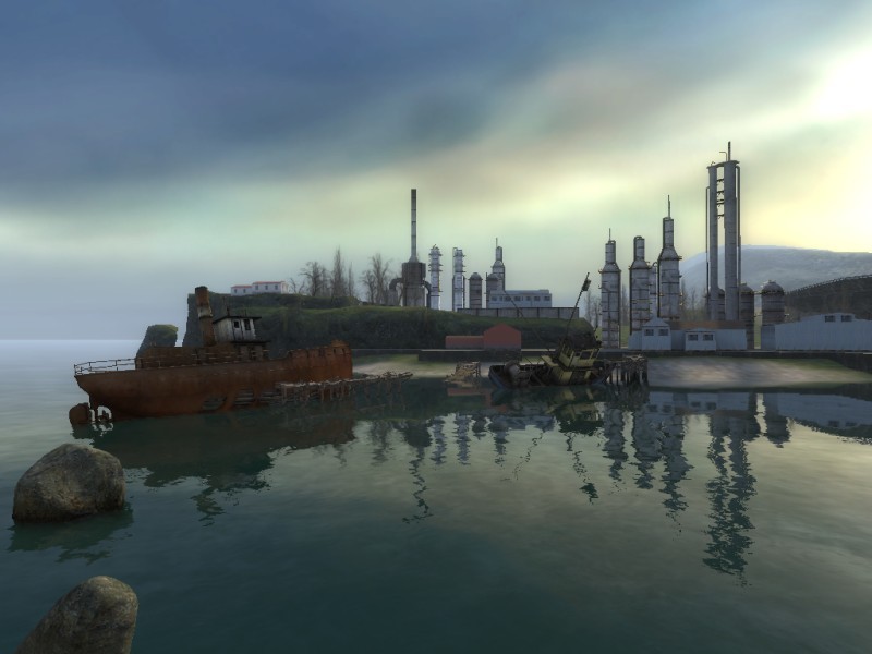 p>《半条命 2:消失的海岸线》是 valve 强化 source 游戏引擎后所