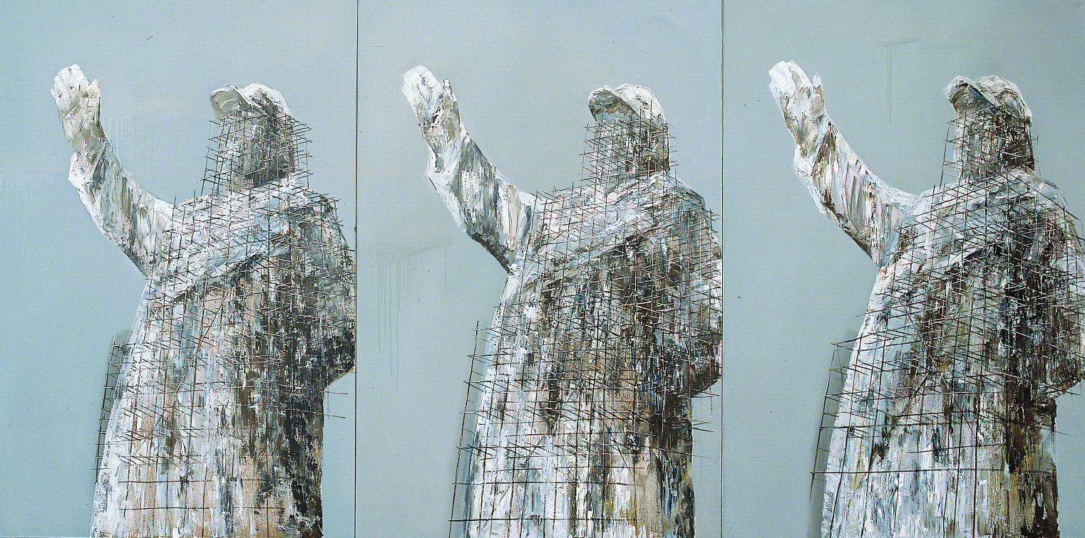  p>《山》系列作品为艺术家赵青于2000年前后十年期间创作的系列油画