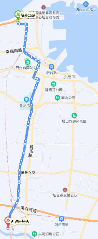 烟台公交16路(yantai public transport line 16),运营于
