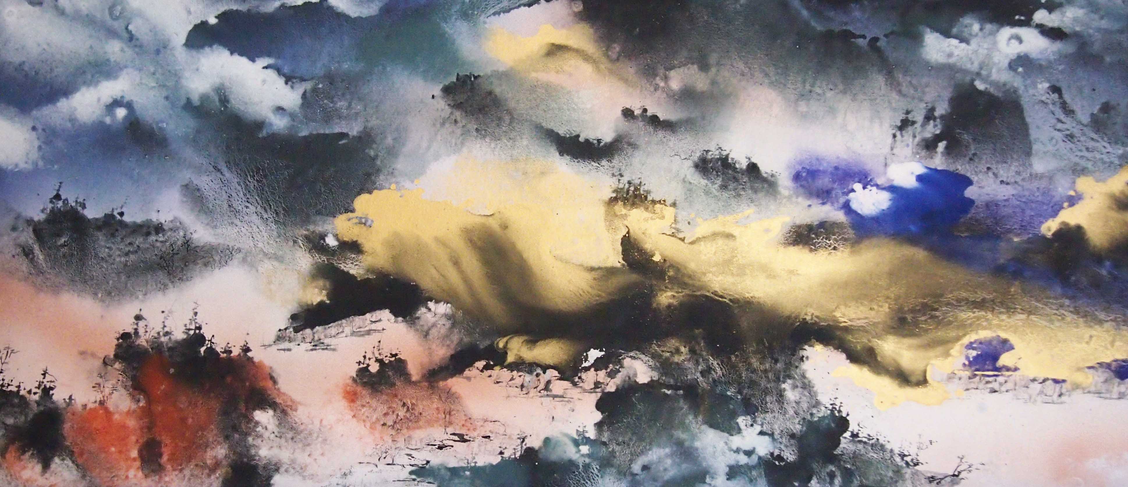 中国国画家,擅长于泼墨,泼彩画.拜师于中国著名油画家王元鼎. /p>