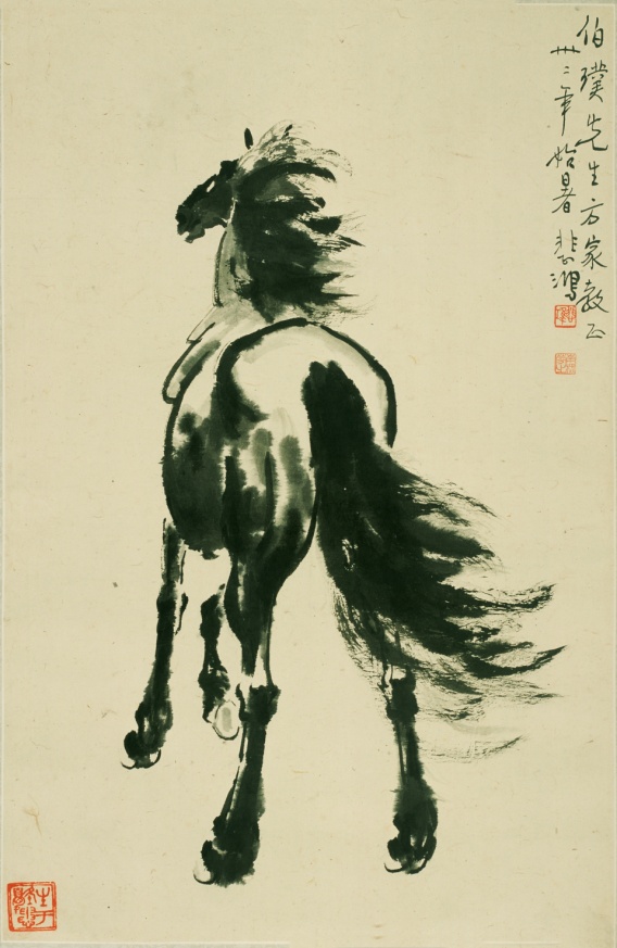 《立马图》是中国现代画家 a target="_blank" href="/item/徐悲鸿