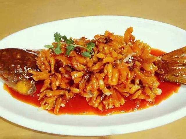 美味浇汁菊花鱼