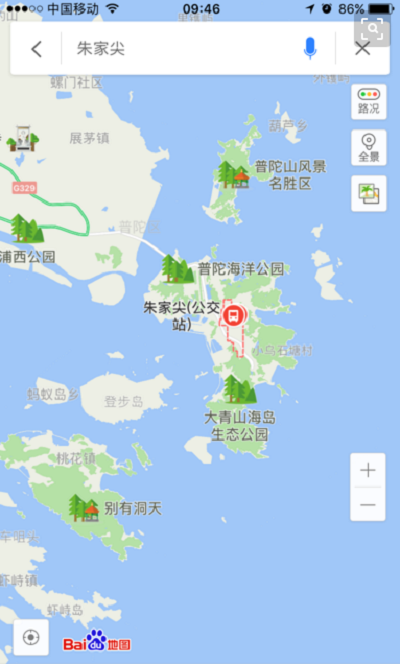  p>朱家尖是国家级风景名胜区,位于浙江省舟山群岛东南部,与相距1.