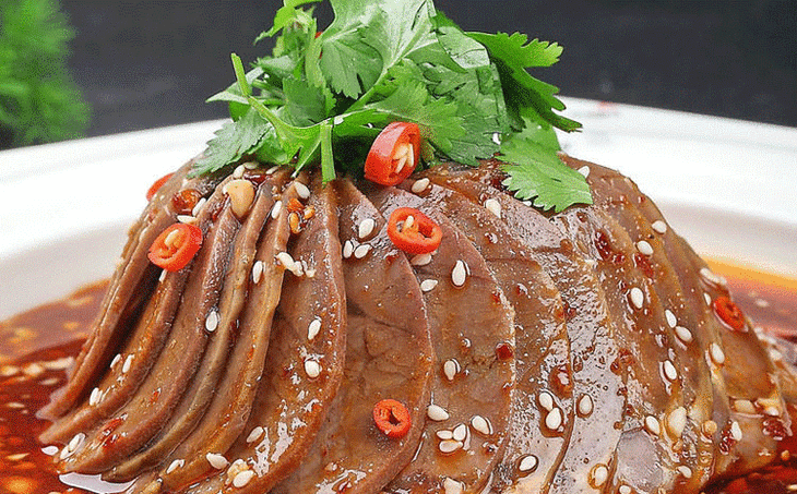 凉拌卤牛腱子肉