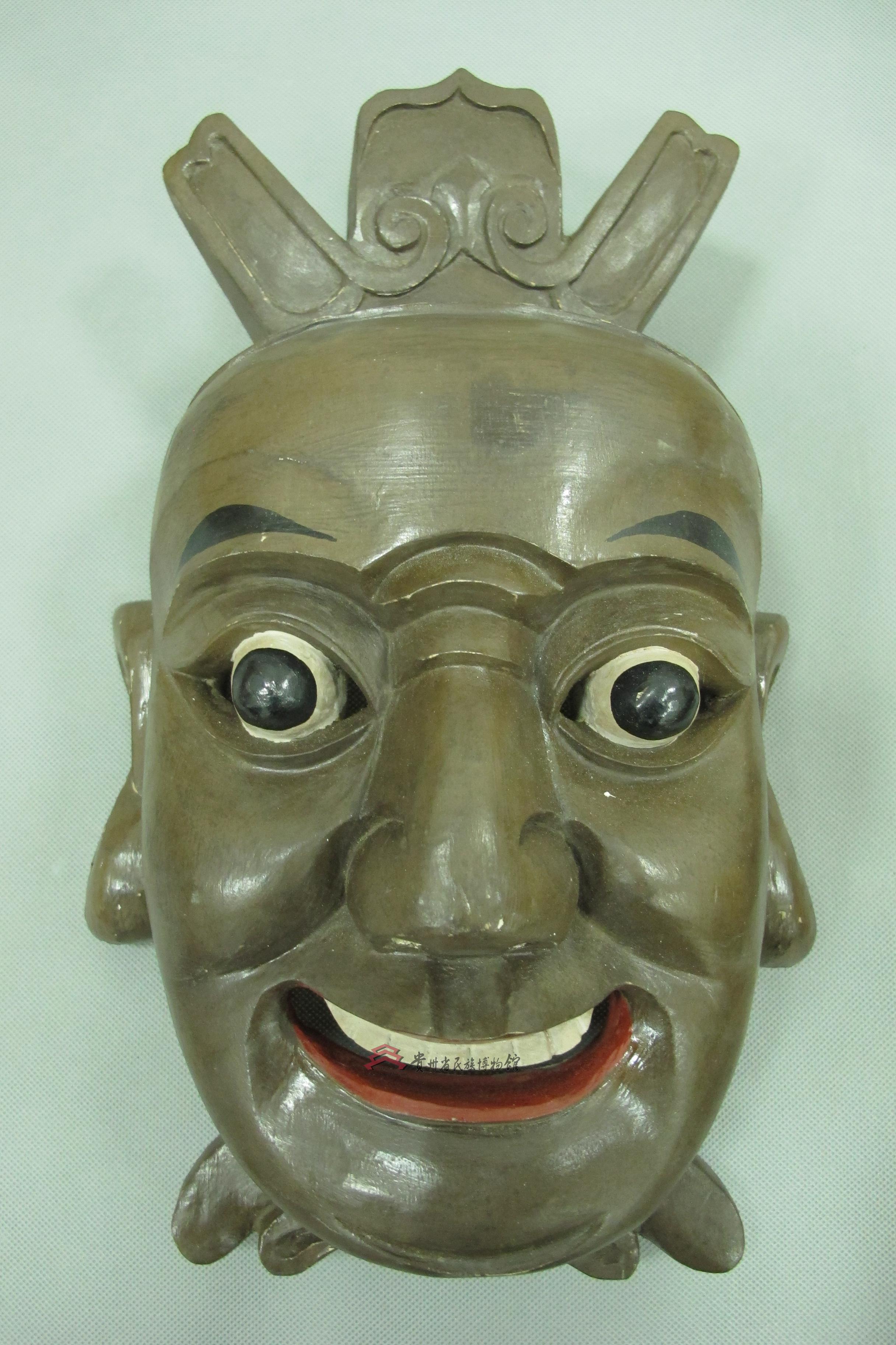 当代江西傩面具唐将军