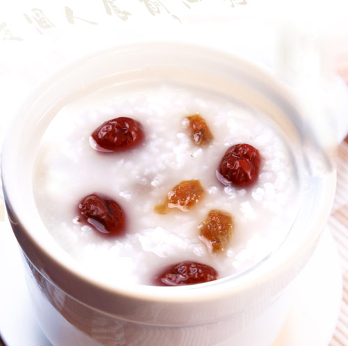 大米粥红枣