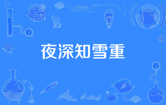 夜深知雪重