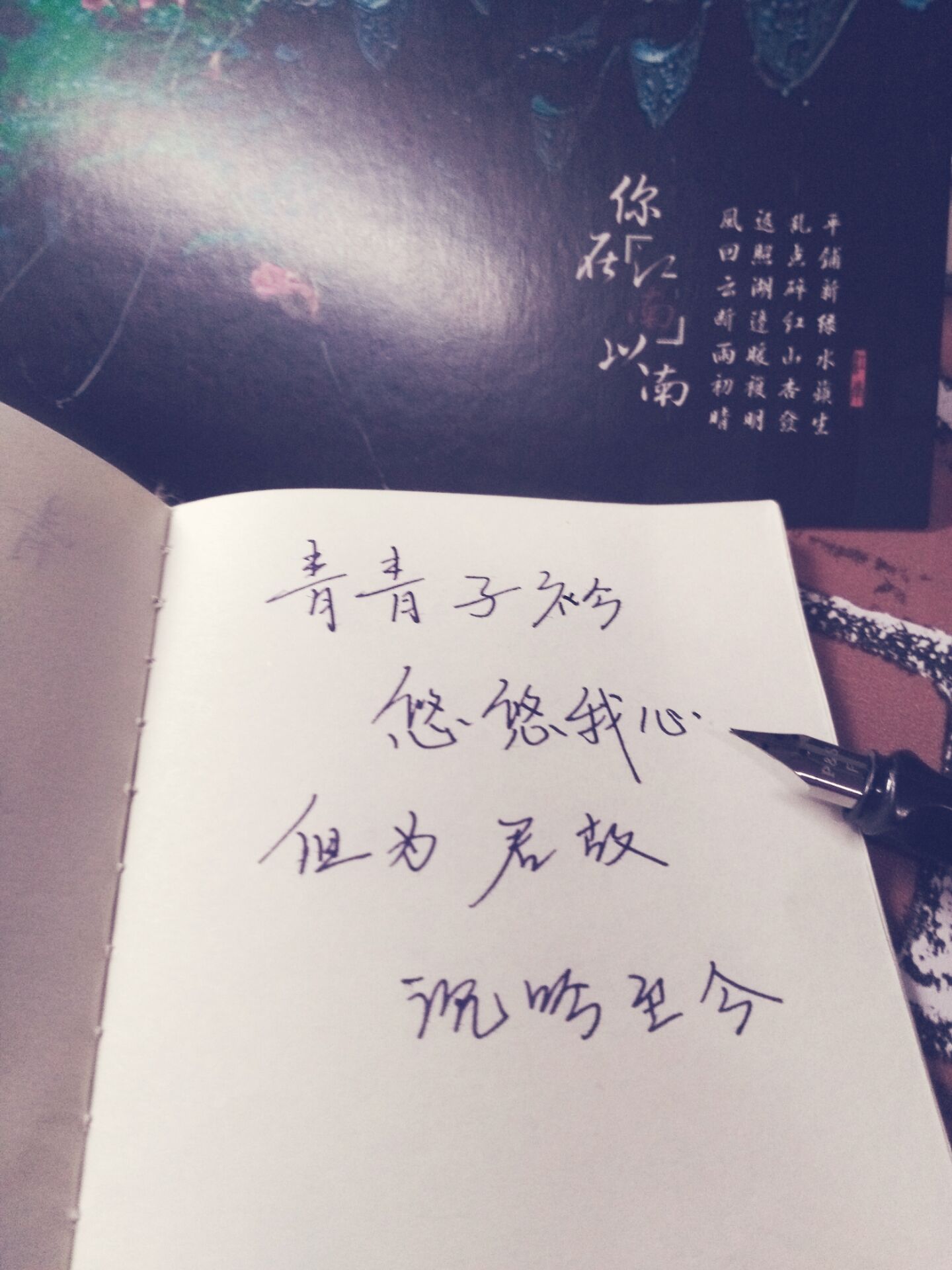 悠悠我心青青子衿