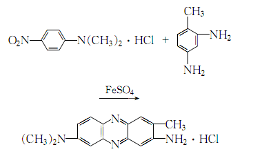 亚硝基二甲基苯胺盐酸盐与2，4－二氨基甲苯反应