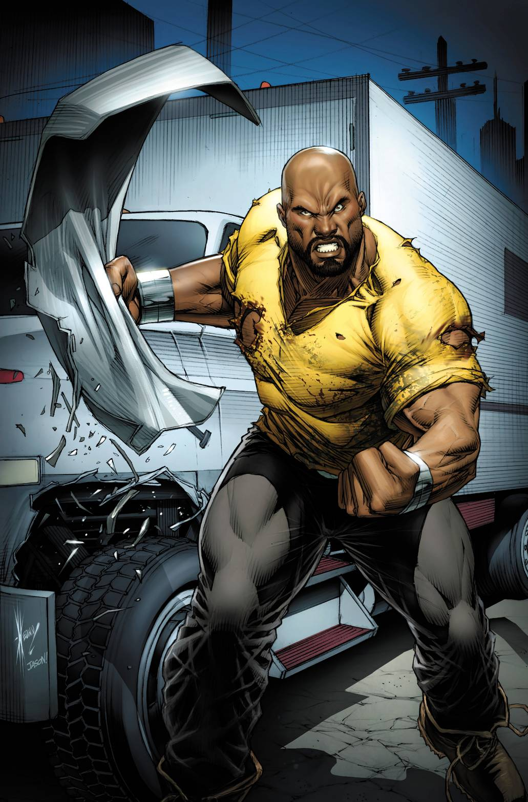 初次登场于《雇佣英雄卢克·凯奇》(luke cage, hero for hire)第1期