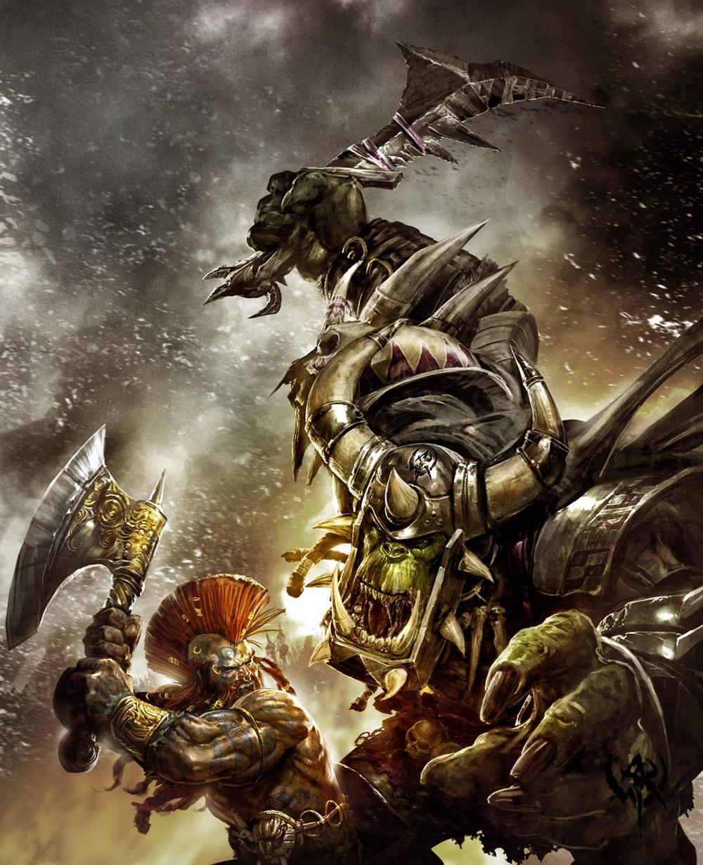  p data-id="gnwktma2vl">半兽人和人类一样高,但是由于发达的肌肉