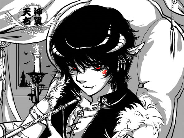  p>玛门,《天神右翼》中的人物,是魔族,称号是黑暗骑士,原罪之贪婪.