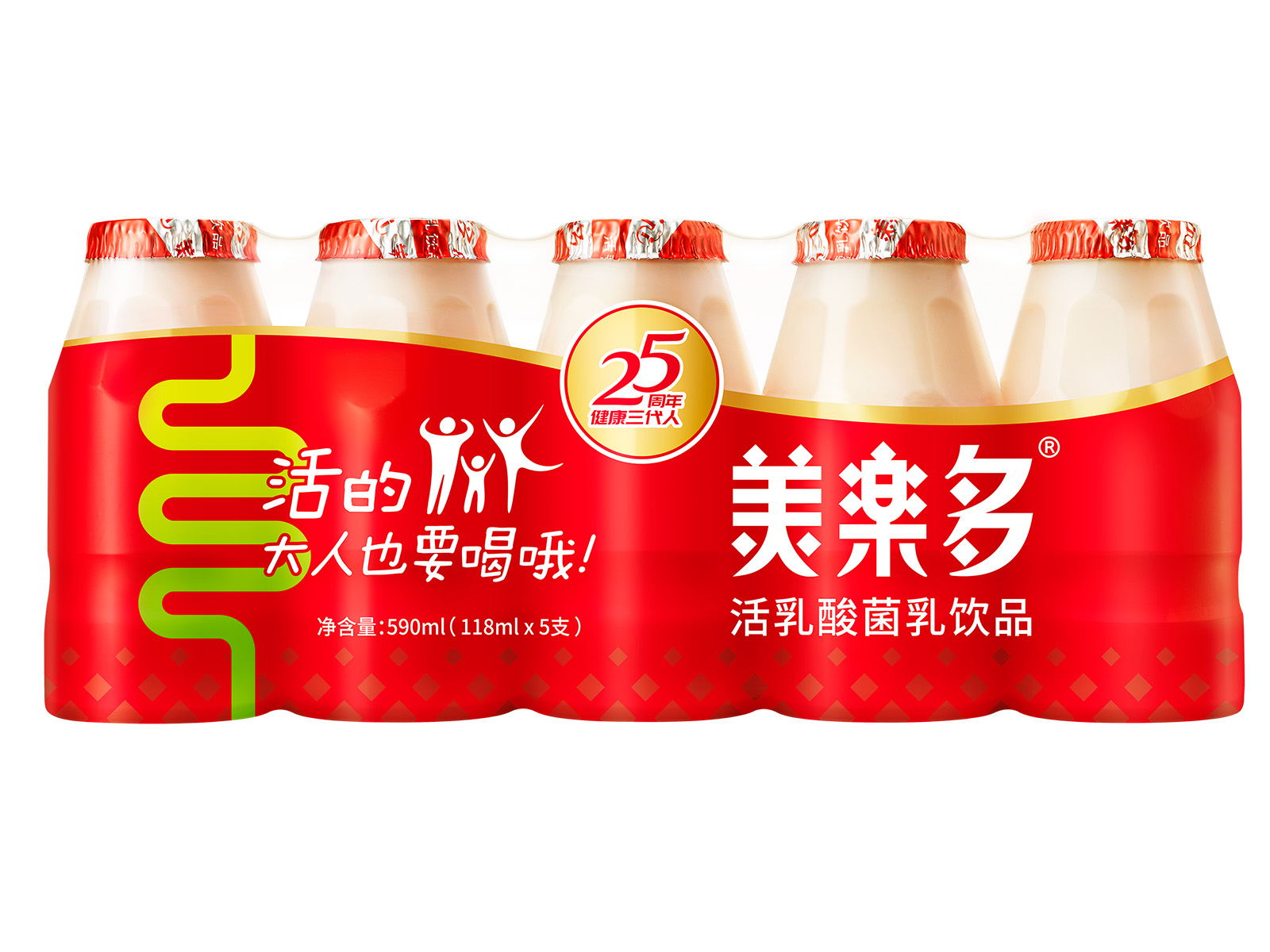 美乐多活性乳酸菌饮料