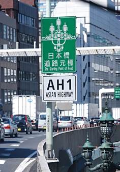  Original standard of Nihonbashi Highway on Capital Expressway (see above)