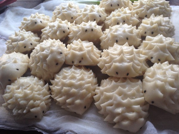 巧克力刺猬馒头