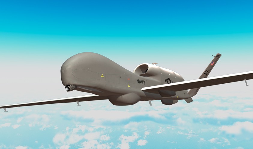  p>人鱼海神无人机(triton),mq-4c型无人机,是在美国空军"全球鹰"无人