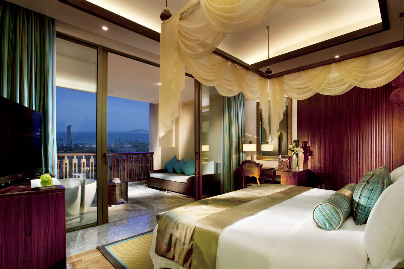  p>开维·三亚海棠湾凯宾斯基酒店云集了中式低调奢华的艺术特色,秉承