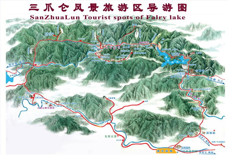  p>三爪仑乡位于江西省靖安县北部,是以国营林场为基础建立的乡.