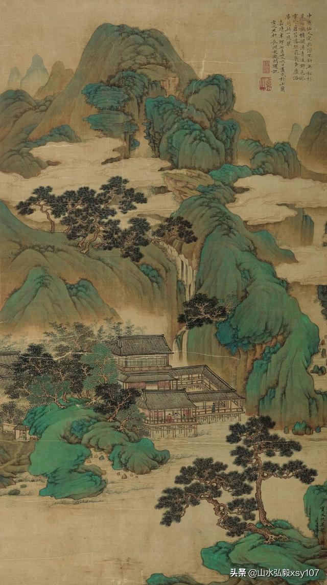 仇英山水画深得唐人古意，其“青绿山水”就是如此_百科TA说