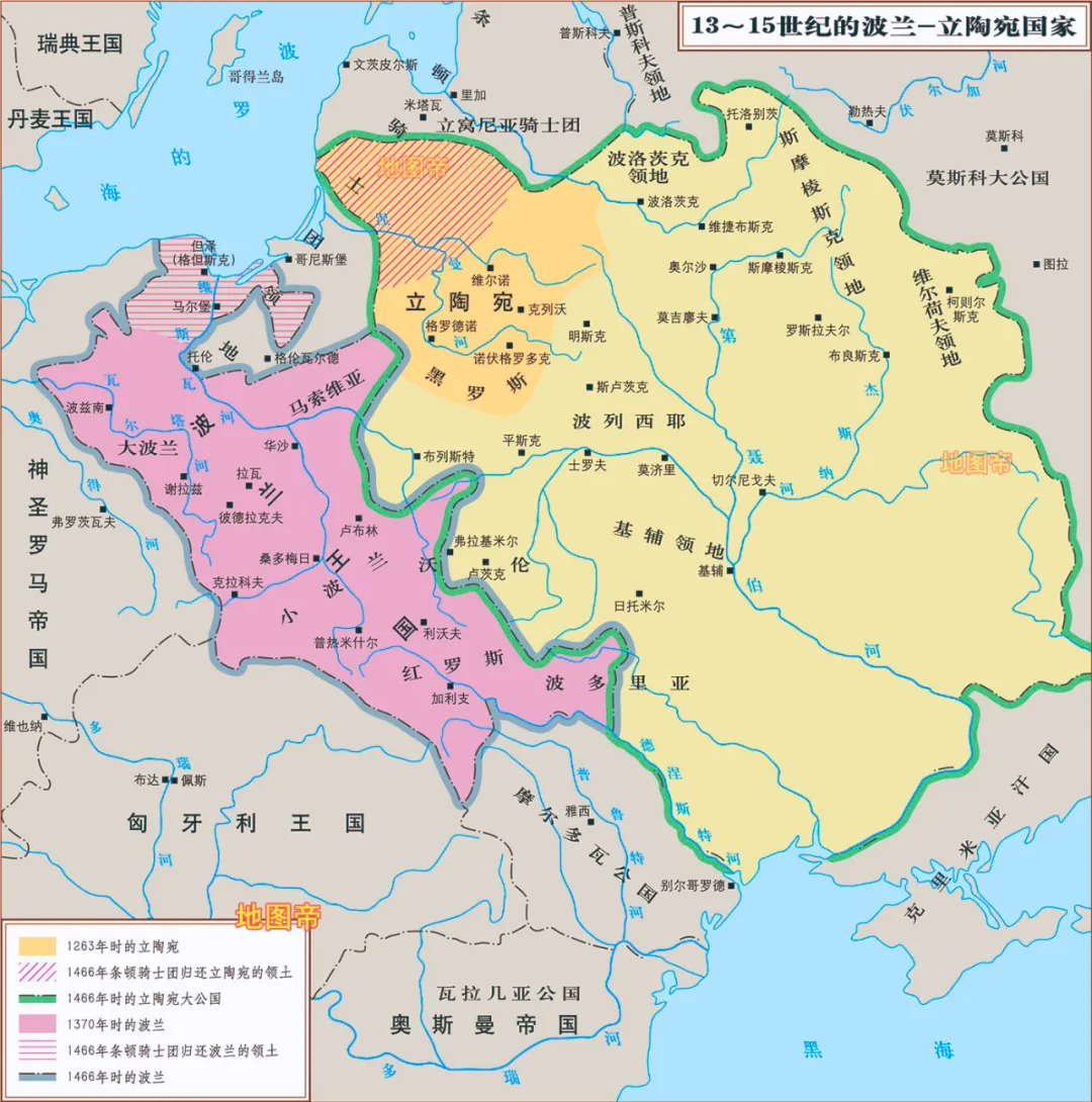 波兰面积如何从115万平方公里，缩水到32万平方公里？_百科TA说
