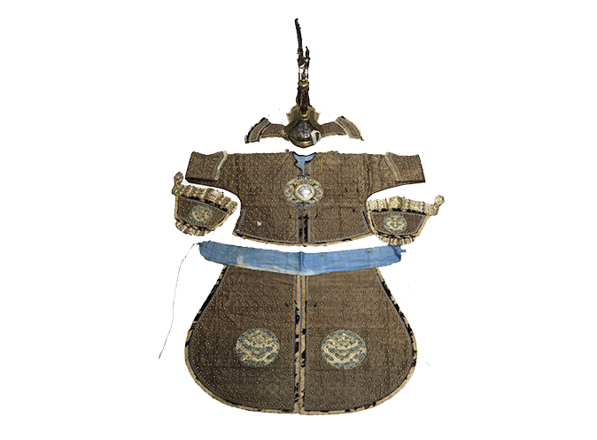 清朝将领卫佐邦战袍