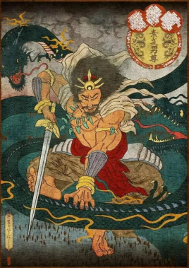  素戔嗚尊_百度百科 Illustration 