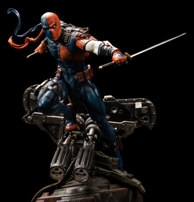 xm studios dc漫画重生系列丧钟deathstroke 1:6雕像