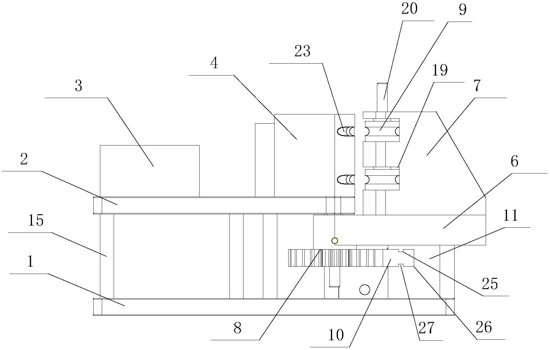 一种汽车尿素箱金属管弯曲模具