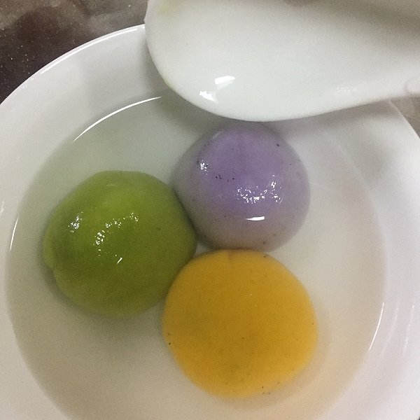 三色汤圆