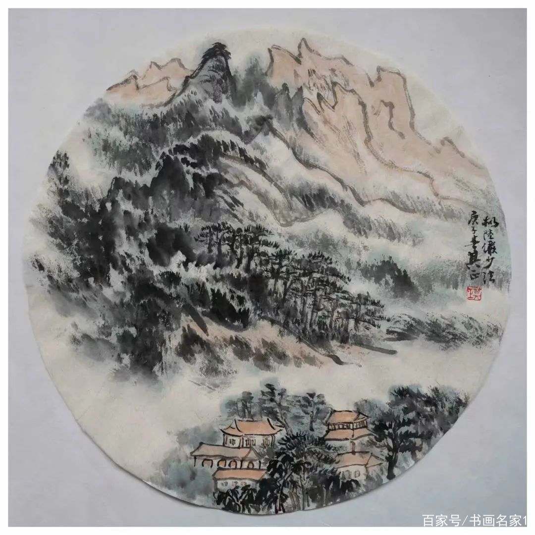 艺术中国」——徐其正山水扇面画六十幅_百科TA说