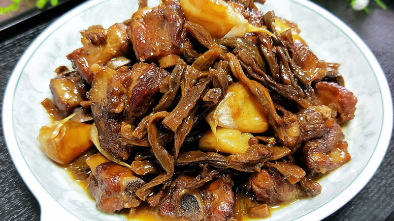 干豇豆炖排骨