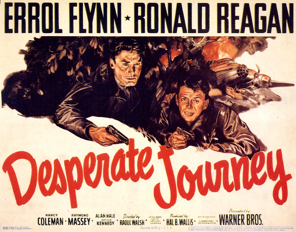 埃罗尔·弗林,罗纳德·里根,南茜·科曼,雷蒙德·马西主演的战争片