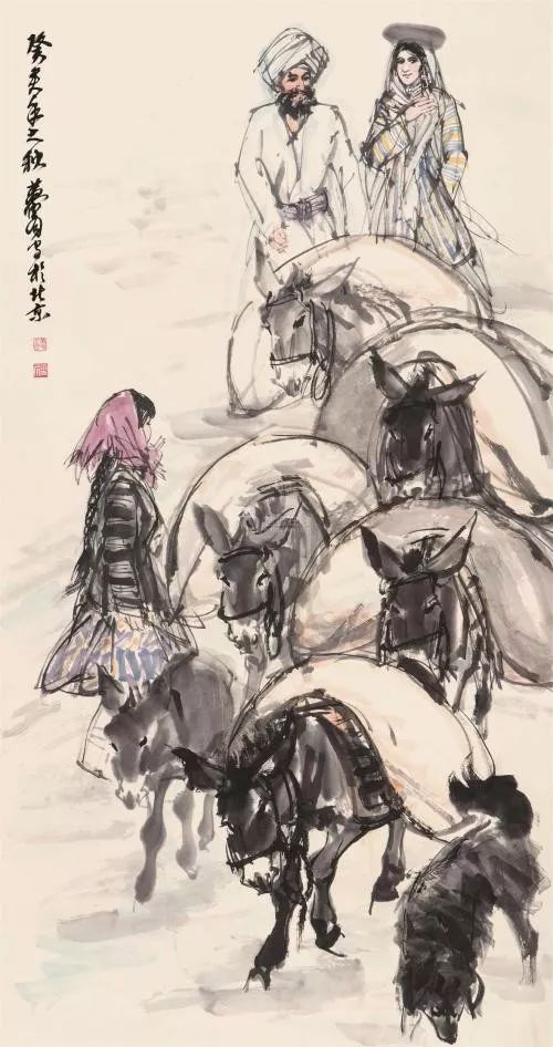 人有多高，画有多高——黄胄，永恒的艺术丰碑_百科TA说